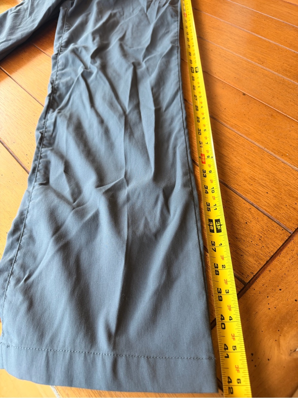 Prana Zion Halle Pants Womens 16/32 Gray Zion Halle Mid Rise Standard - Picture 7 of 14
